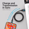 Дата кабель USB 3.0 AM to USB-C 1.5m black Vention (COZBG) - Image 4
