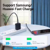 Дата кабель USB 2.0 USB-C to USB-C 1.0m 5A 90° corner aluminum gray Vention (TAKHF) - Image 8
