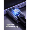 Дата кабель USB-C to USB-C 3.0m 100W L512 gray Ugreen (45065) - Image 4
