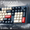 Клавіатура GamePro Asgard Drakkar Keychron Super Red Switch Wireless/Bluetooth/USB UA Blue (MK305BL) - Image 6