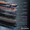 Клавіатура GamePro Asgard Drakkar Keychron Super Red Switch Wireless/Bluetooth/USB UA Blue (MK305BL) - Image 8