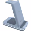 Зарядний пристрій Canyon WS-304 Foldable 3in1 Wireless charger Blue (CNS-WCS304BL) - Image 3