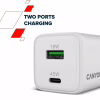 Зарядное устройство Canyon CU45AC GaN 45W 1xPD 1xQC EU White (CNS-CUW45AC) - Image 6