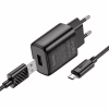 Зарядное устройство HOCO C134A Solid USB + cable USB to Micro 5P Black (6942007621335) - Image 3