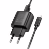 Зарядное устройство HOCO C140A Smart USB QC3.0 + USB to cable Micro Black (6942007627801) - Image 4