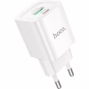 Зарядний пристрій HOCO C147A Charm 1xUSB-C PD20W + 1xUSB QC3.0 White (6942007630276) - Image 4