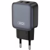 Зарядний пристрій XO L154 USB-C PD20W + USB-A QC3.0 Black (L154.black) - Image 3