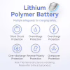 Батарея універсальна Vention 5000mAh 20W PD, USB-C In/Out, Lightning In/Out, with cable, Gradient Gray (FHWM0) - Image 5