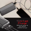 Батарея универсальная Energizer 20000mAh 15W, USB-А, 2*USB-C, Black (UE20050CC) - Image 8