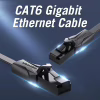 Патч-корд 0.75m UTP cat 6 RJ-45 black Vention (IBABE) - Image 2