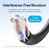 Патч-корд 1m UTP cat 6 RJ-45 flat black Vention (IBABF) - Image 4