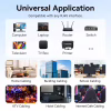 Патч-корд 1m UTP cat 6 RJ-45 flat black Vention (IBABF) - Image 9