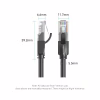 Патч-корд 8m UTP cat 6 RJ-45 black Vention (IBEBK) - Image 2