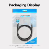 Патч-корд 8m UTP cat 6 RJ-45 black Vention (IBEBK) - Image 3