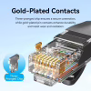 Патч-корд 10m UTP cat 6 RJ-45 black Vention (IBEBL) - Image 7