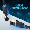 Патч-корд 10m S/FTP cat 8 RJ-45 black Vention (IKABL) - Image 3