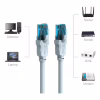 Патч-корд 5m RJ-45 cat 5e UTP blue Vention (VAP-A10-S500) - Image 2