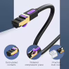 Патч-корд 0.5m S/FTP cat 7 RJ-45 black Vention (ICDBD) - Image 2