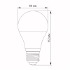 Лампочка Videx A60e 8W E27 4100K 220V (VL-A60e-08274) - Image 3