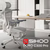 Офисное кресло Sihoo Крісло офісне з підставкою для ніг Sihoo DORO C300 Pro Mesh White with (DORO-C300-PRO-M102-JT) - Image 6