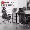 Офісне крісло Sihoo з підставкою для ніг DORO C300L Mesh Black with footrest (DORO-C300L-A3-101-JT) - Image 7