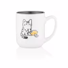 Чашка Ardesto Cat, 380мл, кераміка, біло-сірий (AR3055) - Image 2
