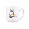 Чашка Ardesto Cat, 380мл, кераміка, біло-сірий (AR3055) - Image 3