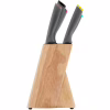 Набор ножей Tefal Fresh Kitchen, дерев'яна колода, 5шт, нержавіюча сталь, чорний (K122S504) - Image 3