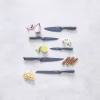 Набор ножей Tefal Fresh Kitchen, дерев'яна колода, 5шт, нержавіюча сталь, чорний (K122S504) - Image 5