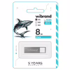 USB флеш накопичувач Wibrand 8GB Shark Silver USB 2.0 (WI2.0/SH8U4S) - Image 2