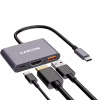 Концентратор Canyon hub DS-4 3in1 USB-C Grey (CNS-TDS4) - Image 5