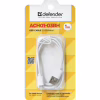 Дата кабель USB 2.0 AM to Lightning 1.0m ACH01-03BH white Defender (87479) - Image 3