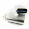 Перехідник OTG USB 2.0 AF to Lightning grey Dengos (ADP-016) - Image 2