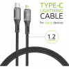 Дата кабель USB-C to Lightning 1.2m CBGPD30WTL1 30W grey Intaleo (1283126518089) - Image 3