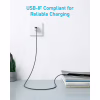 Дата кабель USB 2.0 AM to USB-C 1.8m nylon 322 black Anker (A81H6G11) - Image 4