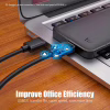 Дата кабель USB 3.0 AM/AM 2.0m 5Gbps black Essager (EXCAA-YTD01) - Image 5