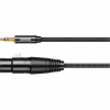 Кабель мультимедийный 3.5mm M to XLR F 1.0m AV182 black Ugreen (20763) - Image 2