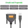 Кабель для принтера USB 2.0 to DB25 2.0m US167 black Ugreen (20224) - Image 5