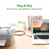 Кабель для принтера USB 2.0 to DB25 2.0m US167 black Ugreen (20224) - Image 9