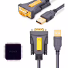 Кабель для передачі даних USB to COM M 3.0m DB9 RS-232 CR104 black Ugreen (20223) - Image 3