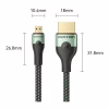 Кабель мультимедийный HDMI M to HDMI micro M 2.1m V2.0 8K 60Hz green Vention (AGKGH) - Image 3