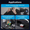 Кабель мультимедійний HDMI M to HDMI micro M 2.1m V2.0 8K 60Hz green Vention (AGKGH) - Image 8