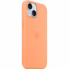Чехол для мобильного телефона Apple iPhone 15 Silicone Case with MagSafe Orange Sorbet (MT0W3ZM/A) - Image 6