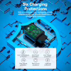 Зарядное устройство Vention 2xUSB 38W (USB-C+USB-A) PD+QC3.0 black (FBIB0-EU) - Image 7