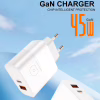 Зарядний пристрій WUW C209 1xUSB-C PD45W + 1xUSB QC3.0 18W White (WUW-C209) - Image 4