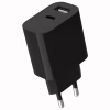 Зарядний пристрій Gembird 1xUSB-C + 1xUSB 12W black (TA-UC-2AC12-01-BK) - Image 2