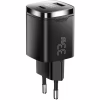 Зарядное устройство 1xUSB-C + 1xUSB 33W GaN black Essager (ECT33W-GMB01-Z) - Image 4