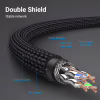 Патч-корд 0.5m S/FTP cat 8 RJ-45 COPPER black Vention (IKGBD) - Image 5