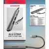 Концентратор AXAGON USB-C to 1xUSB-A 5Gbps + 2xUSB-A 480Mbps + 1xUSB-C 480Mbps 0.12m aluminum (HUE-STC) - Image 7