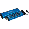 USB флеш накопичувач Kingston 128GB IronKey Keypad 200 Type-C Encrypted Blue USB 3.2 (IKKP200C/128GB) - Image 4